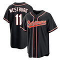 B.Orioles #11 Jordan Westburg Player Black Out Home Game Edoa Stitched Jerseys