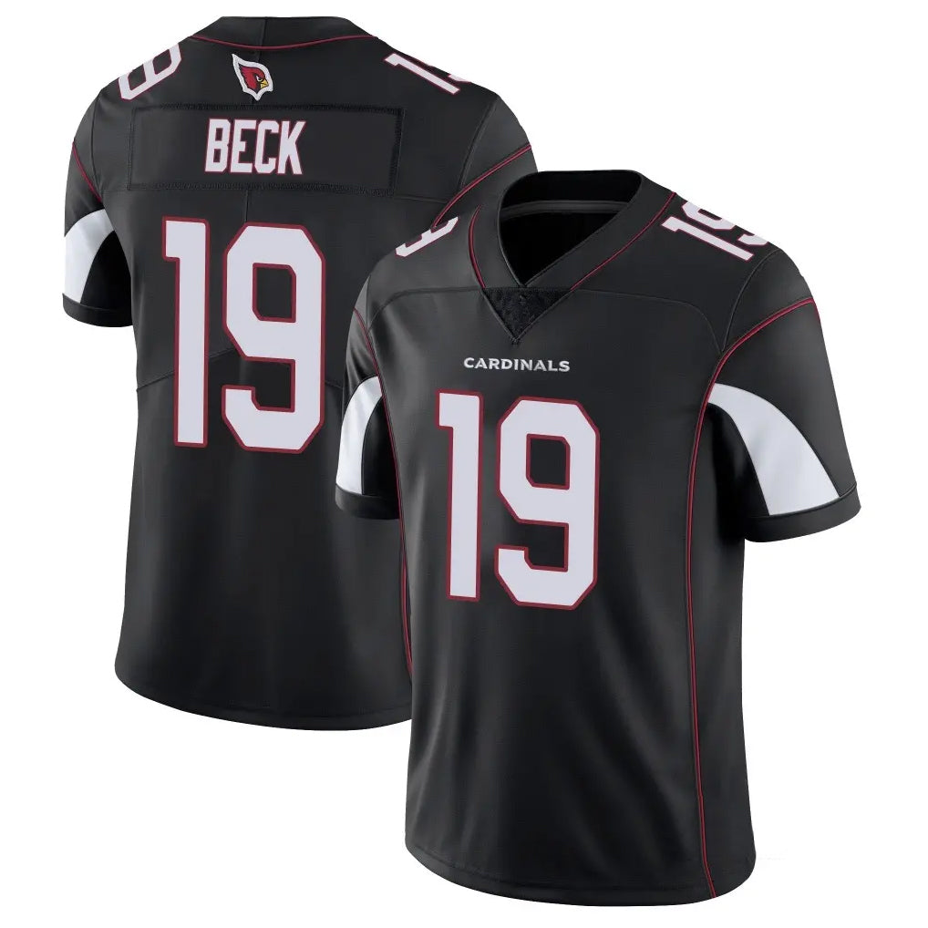 A.Cardinals #19 Carson Beck Player Black Vapor Limited Home Game Edoa Stitched Jerseys