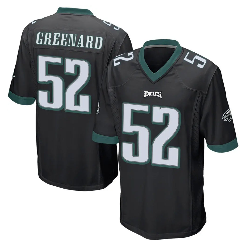 P.Eagles #52 Jonathan Greenard Player Black Home Game Edoa Stitched Jerseys