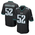 P.Eagles #52 Jonathan Greenard Player Black Home Game Edoa Stitched Jerseys