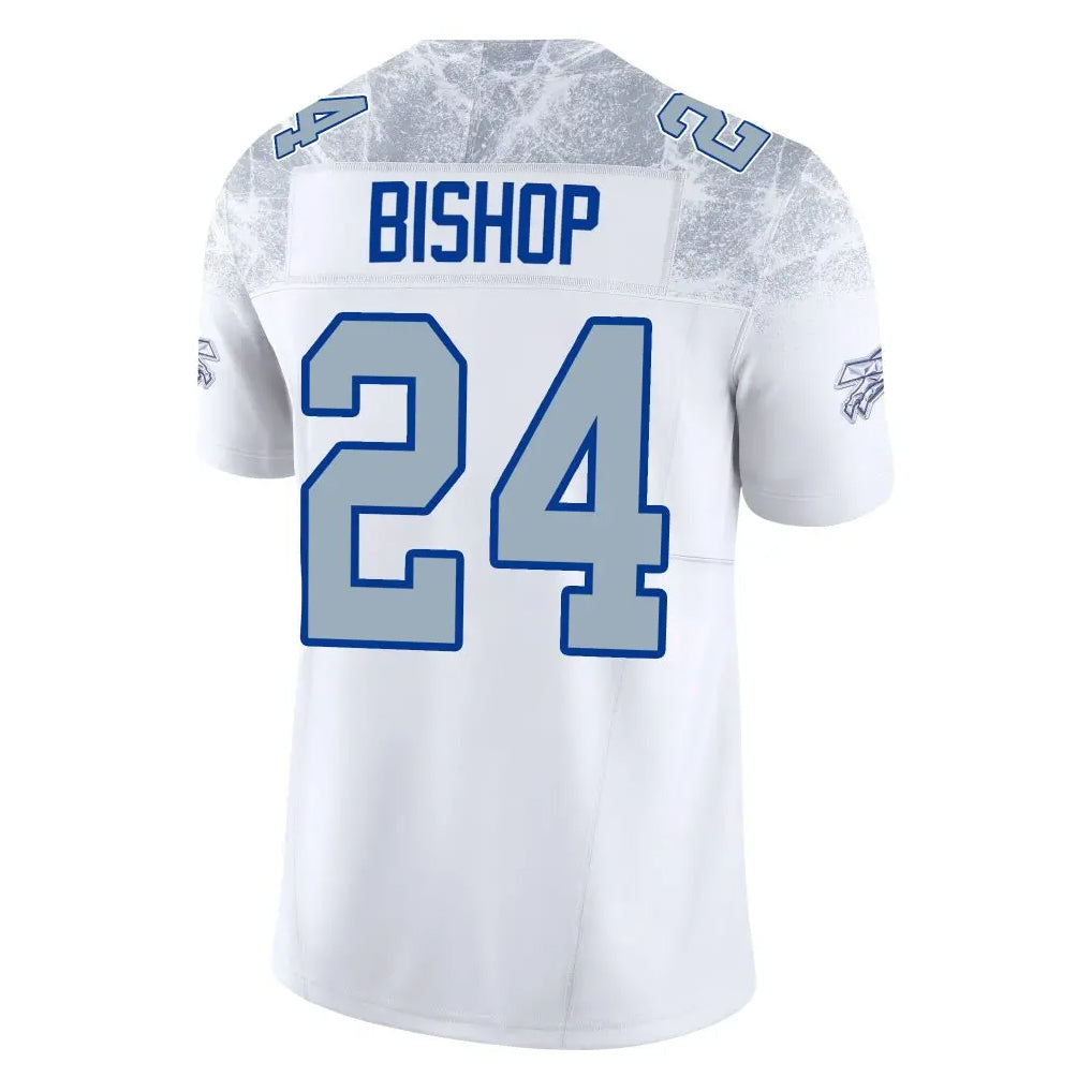 B.Bills #24 Cole Bishop Player White Rivalries Collection Vapor Limited Edoa Stitched Jerseys