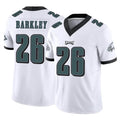 P.Eagles #26 Saquon Barkley Player White Limited Vapor F.U.S.E. Home Game Edoa Stitched Jerseys