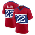 NY.Giants #22 Najee Harris Player Red Century Home Game Edoa Stitched Jerseys