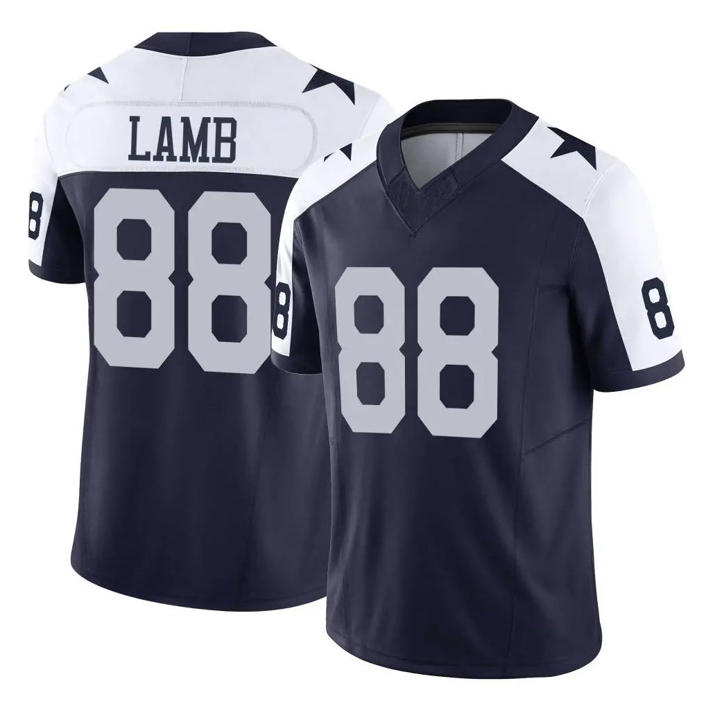 D.Cowboys #88 CeeDee Lamb Player Navy-White Limited Alternate Vapor F.U.S.E. Home Game Edoa Stitched Jerseys