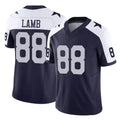 D.Cowboys #88 CeeDee Lamb Player Navy-White Limited Alternate Vapor F.U.S.E. Home Game Edoa Stitched Jerseys