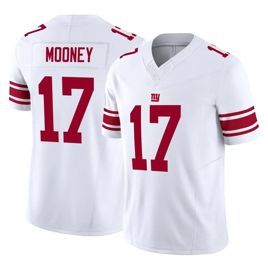 NY.Giants #17 Darnell Mooney Player White Limited Vapor F.U.S.E. Home Game Edoa Stitched Jerseys