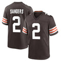 C.Browns #2 Shedeur Sanders Player Brown Home Game Edoa Stitched Jerseys