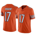 C.Bears #17 Tyson Bagent Player Orange Alternate Vapor Limited Home Game Edoa Stitched Jerseys