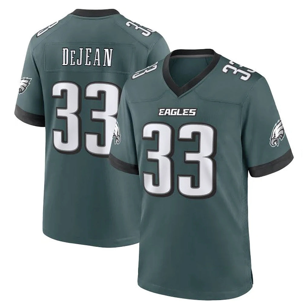 P.Eagles #33 Cooper DeJean Player Green Home Game Edoa Stitched Jerseys