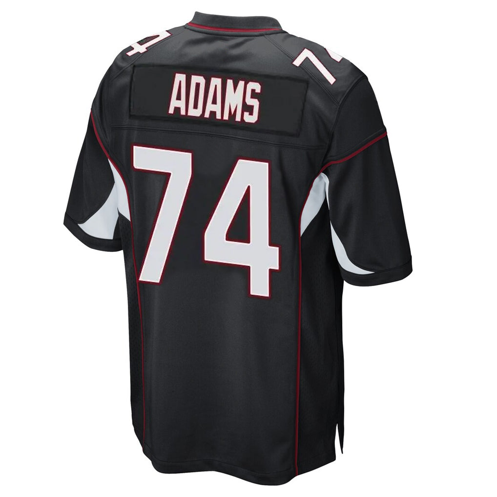 A.Cardinals #74 Isaiah Adams Player Black Home Game Edoa Stitched Jerseys
