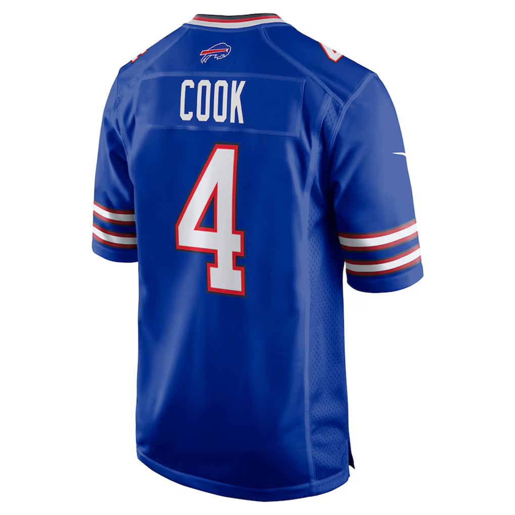 B.Bills #4 James Cook III Player Royal Home Game Edoa Stitched Jerseys