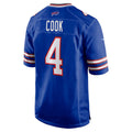 B.Bills #4 James Cook III Player Royal Home Game Edoa Stitched Jerseys