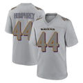 B.Ravens #44 Marlon Humphrey Player Gray Replica Limited Edoa Stitched Jerseys