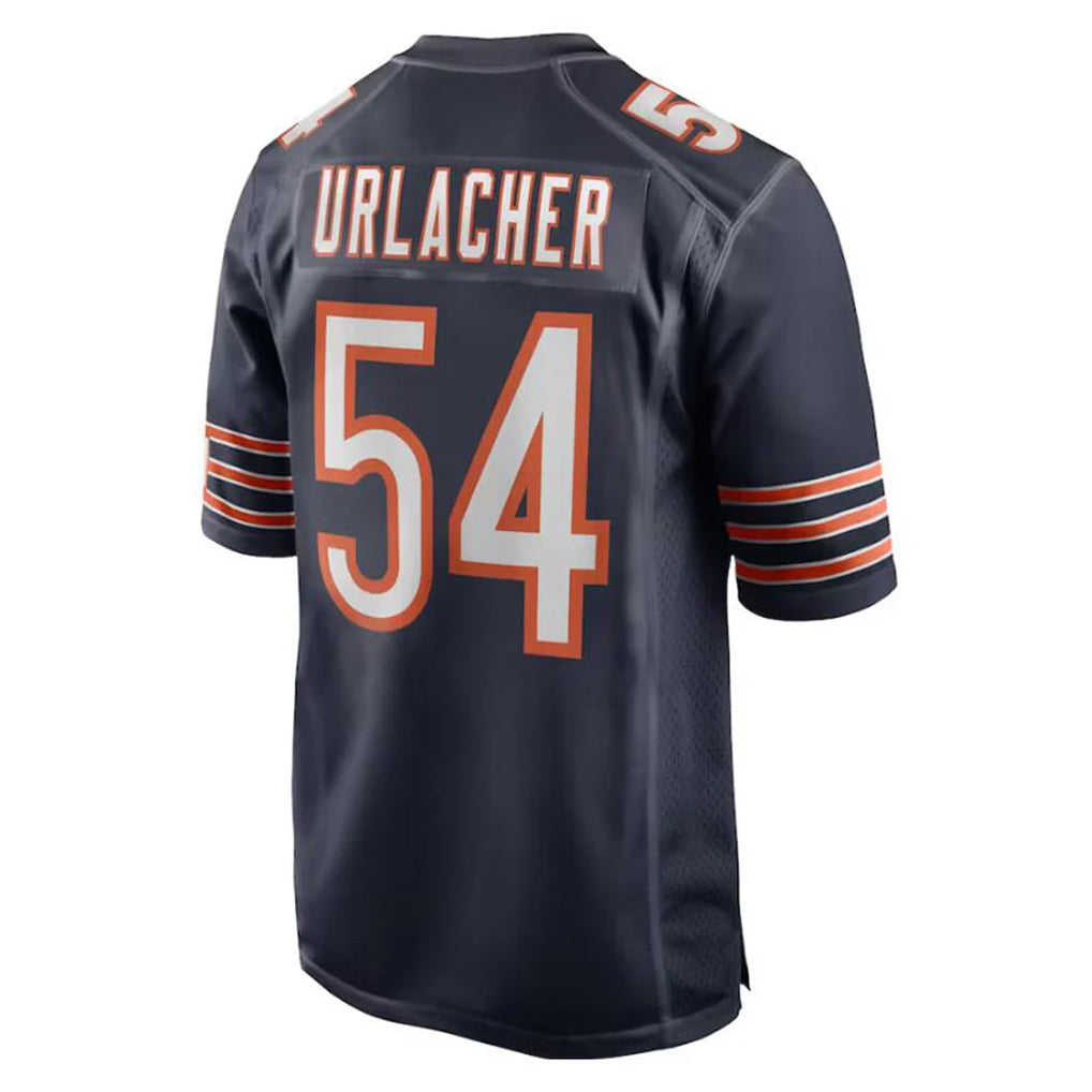 C.Bears #54 Brian Urlacher Player Navy Home Game Edoa Stitched Jerseys