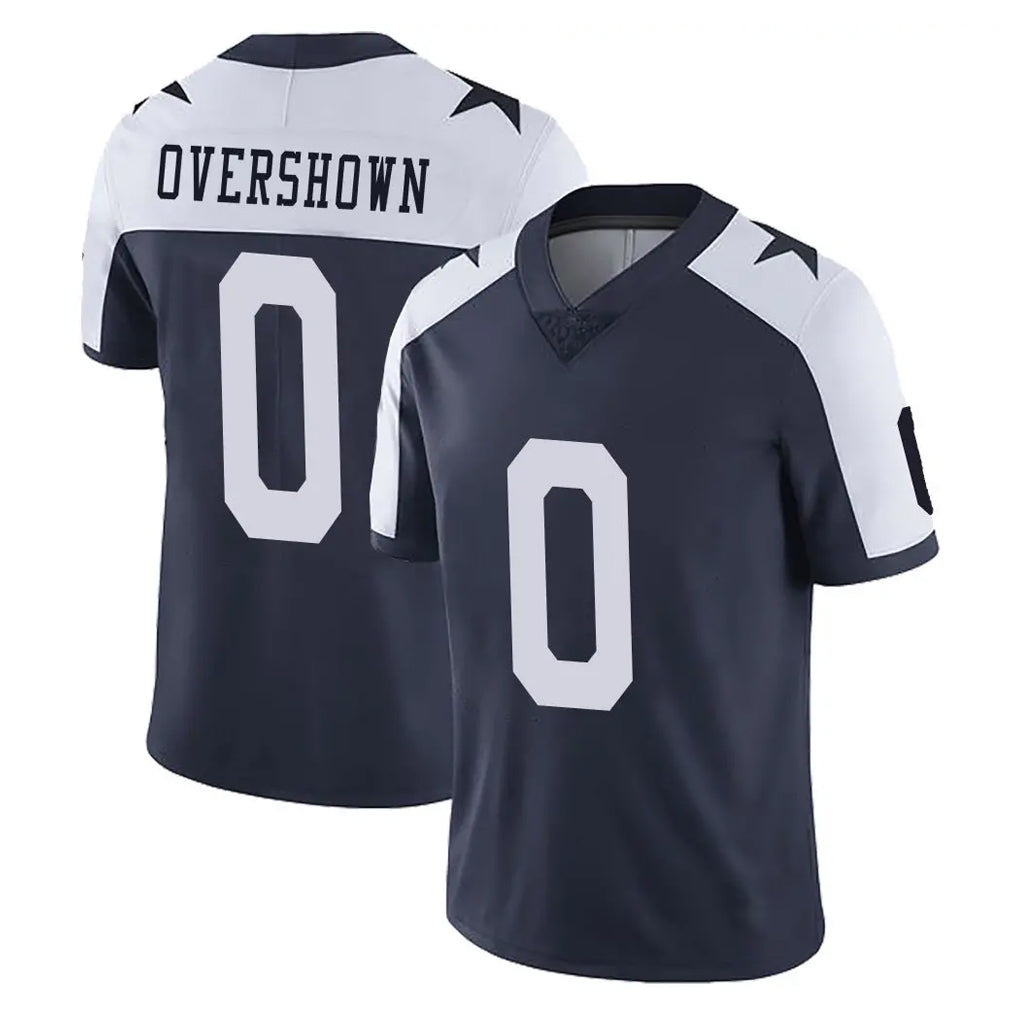 D.Cowboys #0 DeMarvion Overshown Player Navy-White Limited Alternate Vapor Untouchable Home Game Edoa Stitched Jerseys