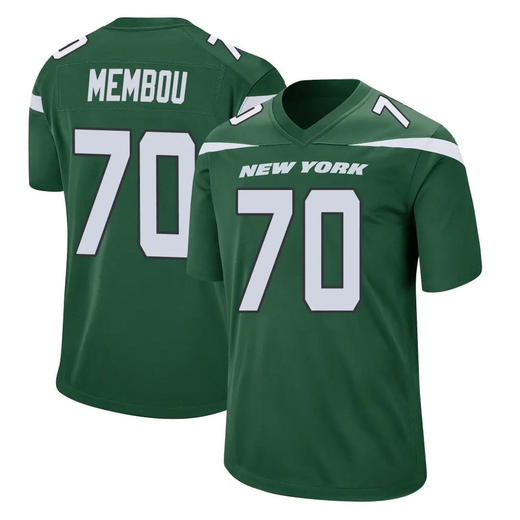 NY.Jets #70 Armand Membou Player Green Home Game Edoa Stitched Jerseys