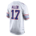 B.Bills #17 Josh Allen Player White Limited Game Edoa Stitched Jerseys