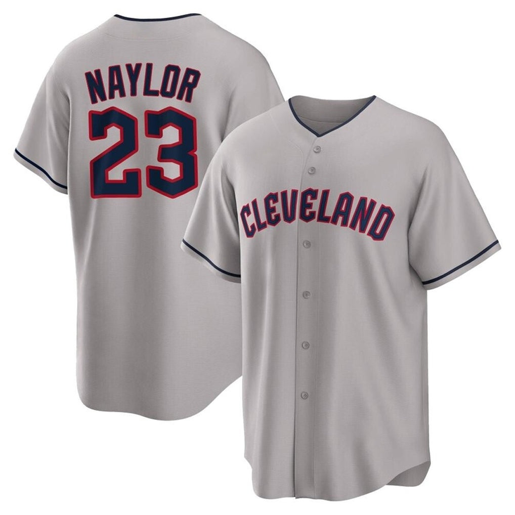 C.Guardians #23 Bo Naylor Player Gray Game Home Edoa Stitched Jerseys