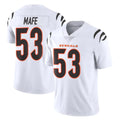 C.Bengals #53 Boye Mafe Player White Vapor Untouchable Limited Home Game Edoa Stitched Jerseys