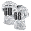 P.Eagles #68 Jordan Mailata Player Arctic Camo Salute to Service Limited Game Edoa Stitched Jerseys
