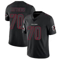 A.Falcons #70 Jake Matthews Player Black Limited Elite Game Edoa Stitched Jerseys
