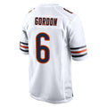 C.Bears #6 Kyler Gordon Player White Home Game Edoa Stitched Jerseys