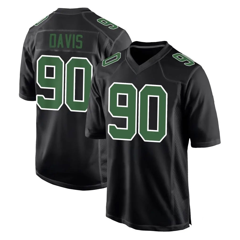 P.Eagles #90 Jordan Davis Player Carbon Green Fashion Home Game Edoa Stitched Jerseys