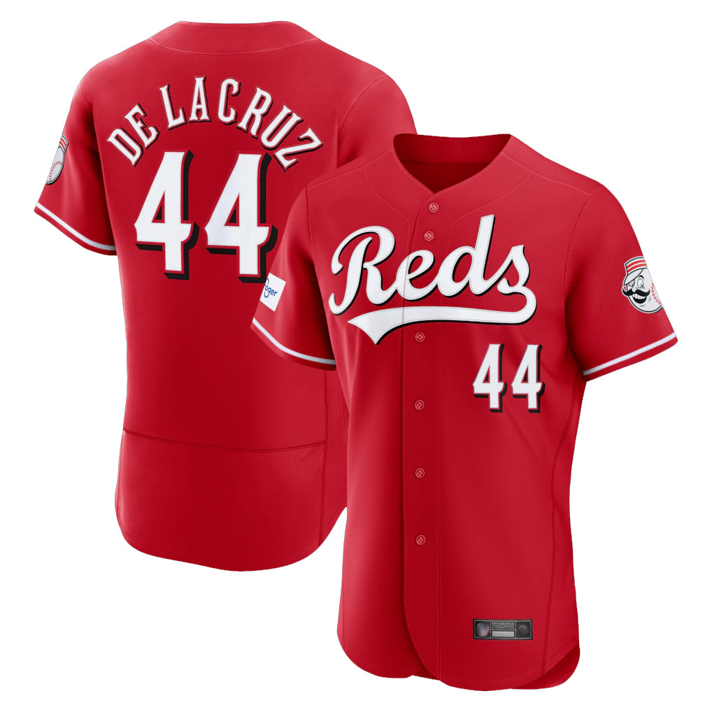 C.Reds #44 Elly De La Cruz Player Red Limited Elite Home Edoa Stitched Jerseys