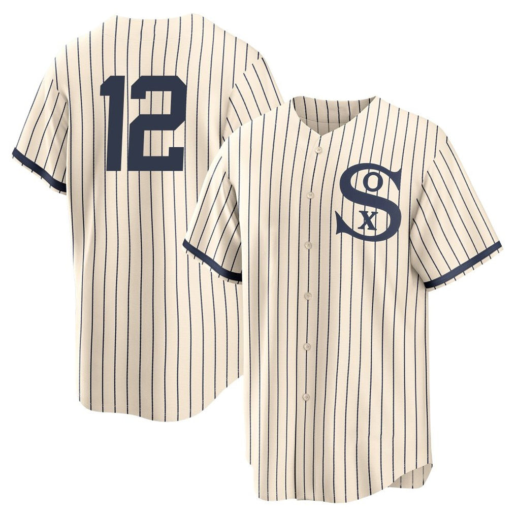 C.White Sox #12 Colson Montgomery Player Cream Field of Dreams Home Game Edoa Stitched Jerseys