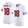 A.Cardinals #18 Marvin Harrison Jr. Player White Vapor F.U.S.E. Limited Home Game Edoa Stitched Jerseys