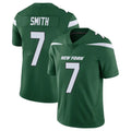 NY.Jets #7 Geno Smith Player Green Limited Vapor Home Game Edoa Stitched Jerseys