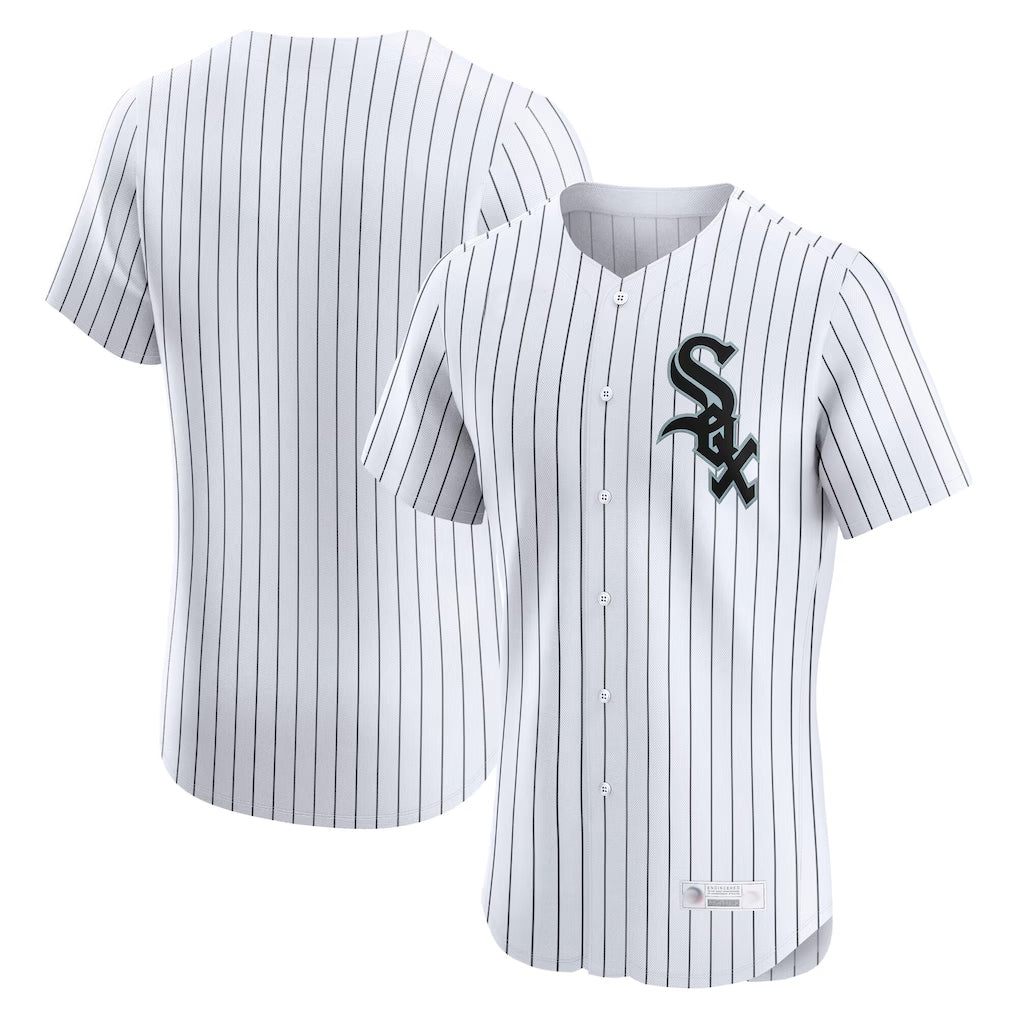 C.White Sox ## White Sox Blank Player White Limited Elite Home Edoa Stitched Jerseys
