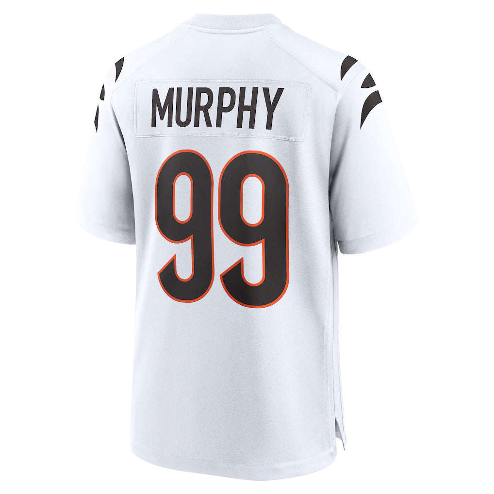 C.Bengals #99 Myles Murphy Player White Home Game Edoa Stitched Jerseys