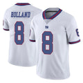 NY.Giants #8 Jevon Holland Player White Color Rush Home Game Edoa Stitched Jerseys