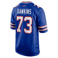 B.Bills #73 Dion Dawkins Player Royal Home Game Edoa Stitched Jerseys