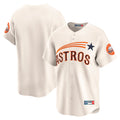 H.Astros ## Astros Blank Player Cream Throwback Cooperstown Collection Limited Edoa Stitched Jerseys