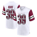 W.Commanders #39 Jeremy Reaves Player White Game Home Edoa Stitched Jerseys