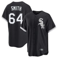 C.White Sox #64 Shane Smith Player Black Home Game Edoa Stitched Jerseys