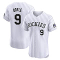 C.Rockies #9 Brenton Doyle Player White Limited Elite Home Edoa Stitched Jerseys