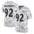 B.Ravens #92 Nnamdi Madubuike Player Arctic Camo Salute to Service Limited Edoa Stitched Jerseys