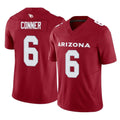 A.Cardinals #6 James Conner Player Cardinal Vapor F.U.S.E. Limited Home Game Edoa Stitched Jerseys