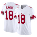 NY.Giants #18 Darius Slayton Player White Limited Vapor F.U.S.E. Home Game Edoa Stitched Jerseys