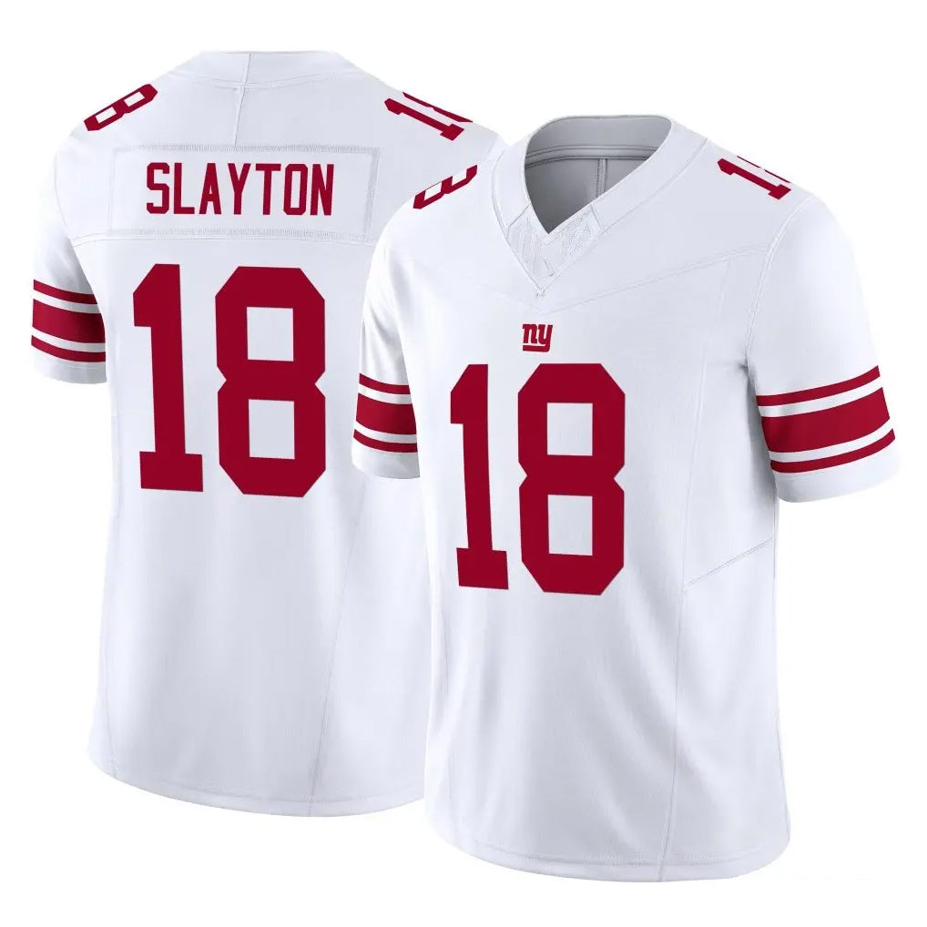 NY.Giants #18 Darius Slayton Player White Limited Vapor F.U.S.E. Home Game Edoa Stitched Jerseys