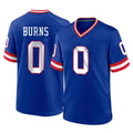 NY.Giants #0 Brian Burns Player Royal Classic Home Game Edoa Stitched Jerseys