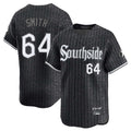 C.White Sox #64 Shane Smith Player Black City Connect Limited Home Edoa Stitched Jerseys