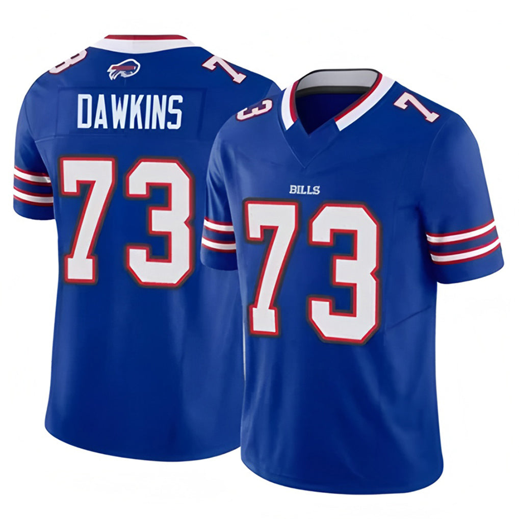 B.Bills #73 Dion Dawkins Player Royal Vapor F.U.S.E. Limited Edoa Stitched Jerseys