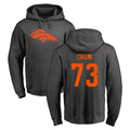 D.Broncos #73 Frank Crum Player Ash One Color Pullover Hoodie Limited Edoa Stitched Jerseys