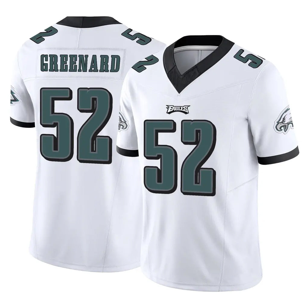P.Eagles #52 Jonathan Greenard Player White Limited Vapor F.U.S.E. Home Game Edoa Stitched Jerseys