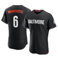 B.Orioles #6 Ryan Mountcastle Player Black City Connect Limited Elite Home Game Edoa Stitched Jerseys