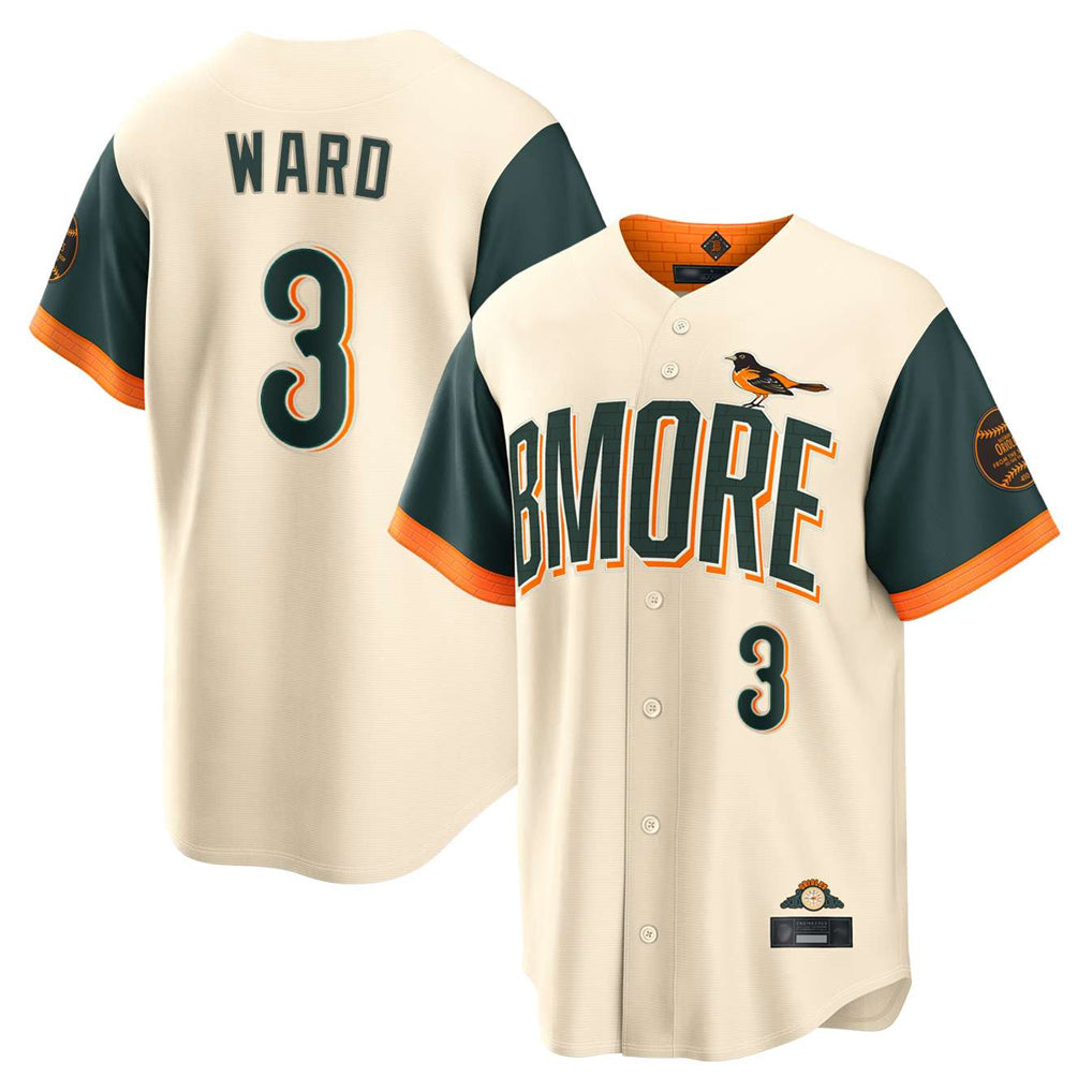 B.Orioles #3 Taylor Ward Player Cream 2026 City Connect Home Game Edoa Stitched Jerseys